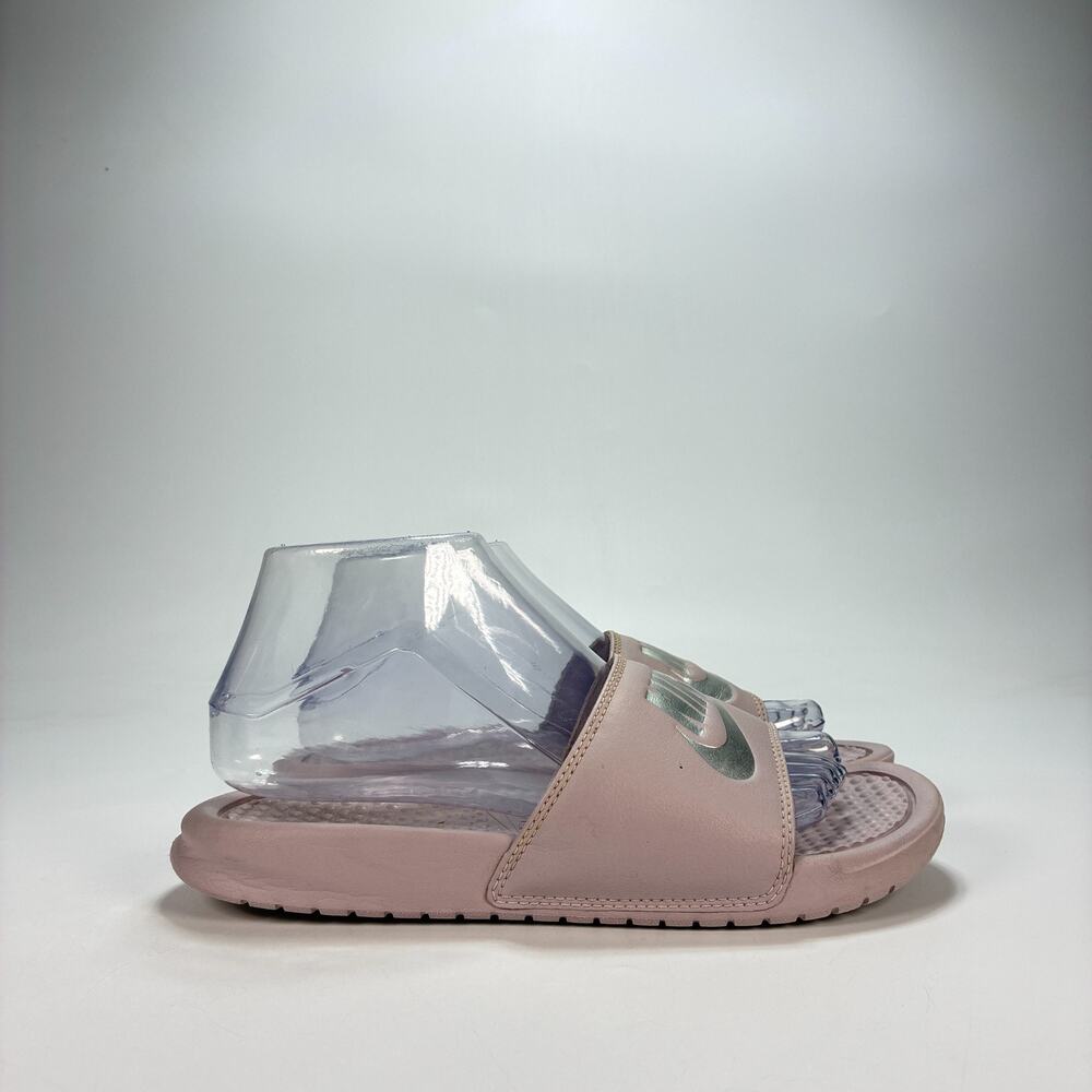 Nike Benassi JDI Particle Rose Slip On Slide Sandals 343881-614 Women's Size 7